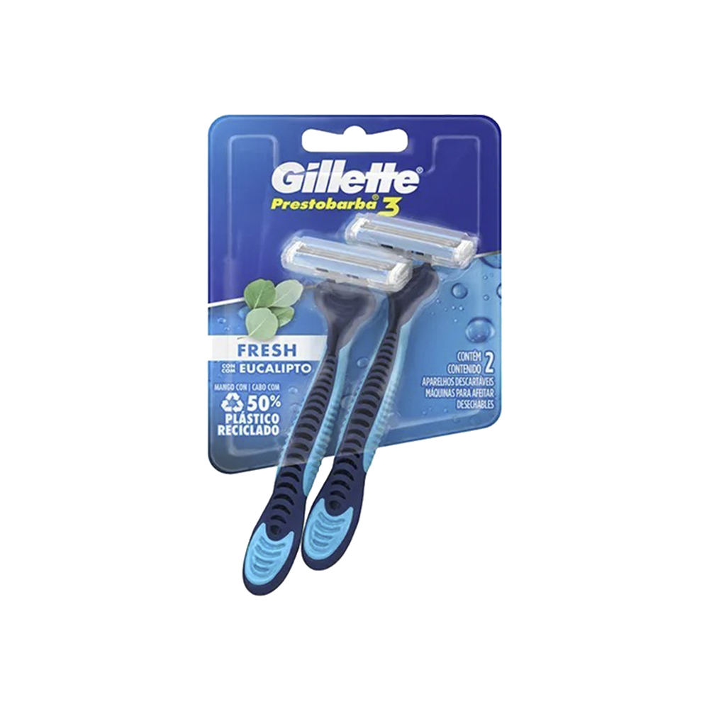 Aparelho Gillette Presto 3 (Exceto Derma Proteção)