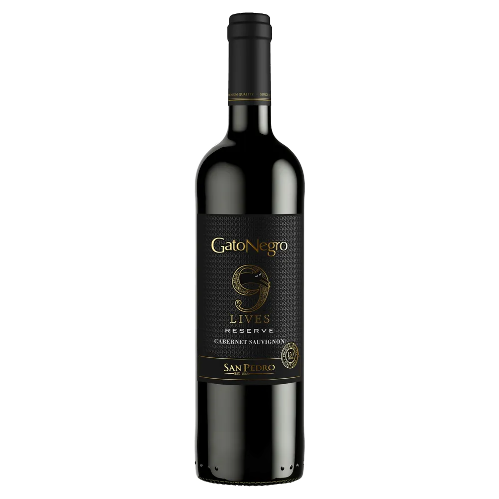 Vinho Chileno Gato Negro 9 Lives Reserve