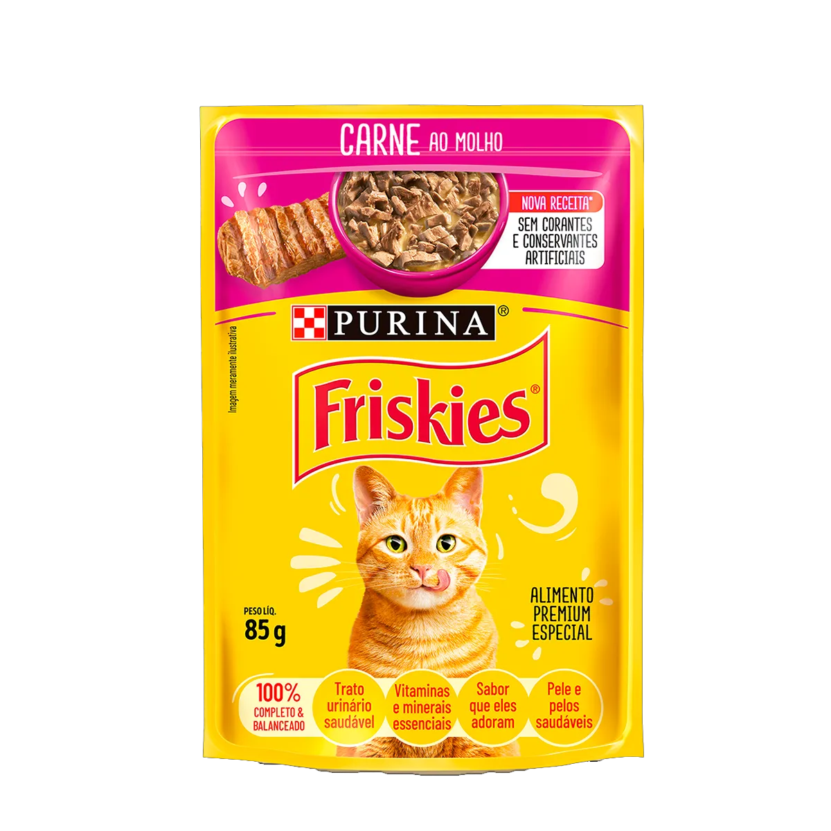 Ração Friskies ao Molho