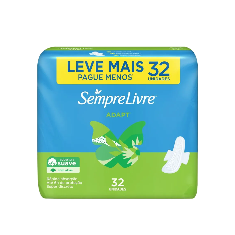 Absorvente Sempre Livre Adapt (Exceto Plus)