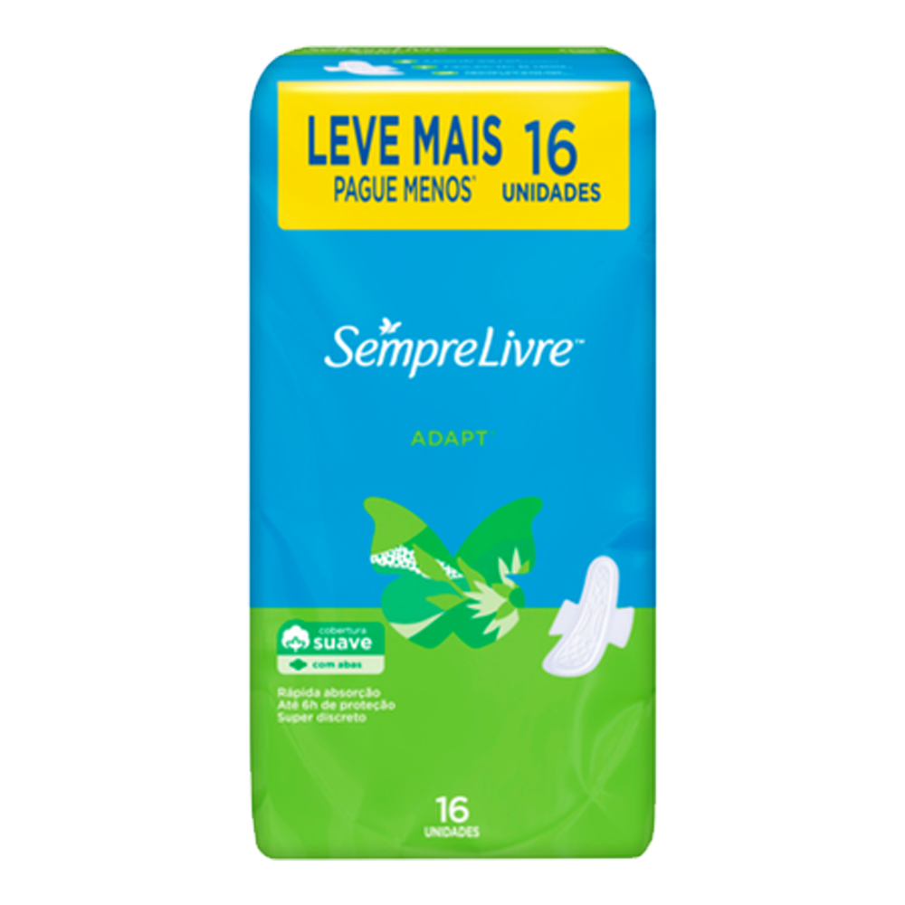 Absorvente Sempre Livre Adapt (Exceto Plus)