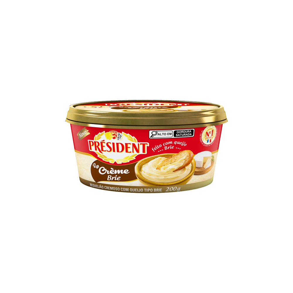 Requeijão Cremoso Queijo Brie President
