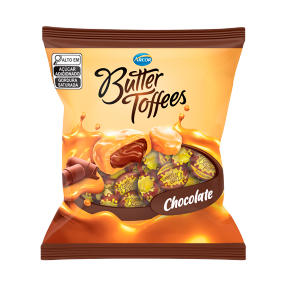 Bala Arcor Butter Toffees (Exceto 53% Cacau)