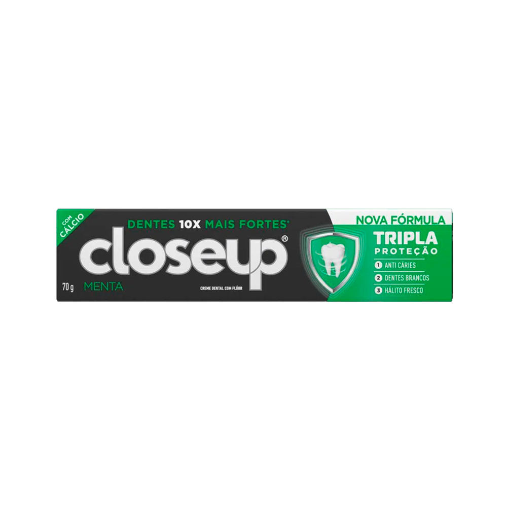 Creme Dental Close' Up Tripla Ação