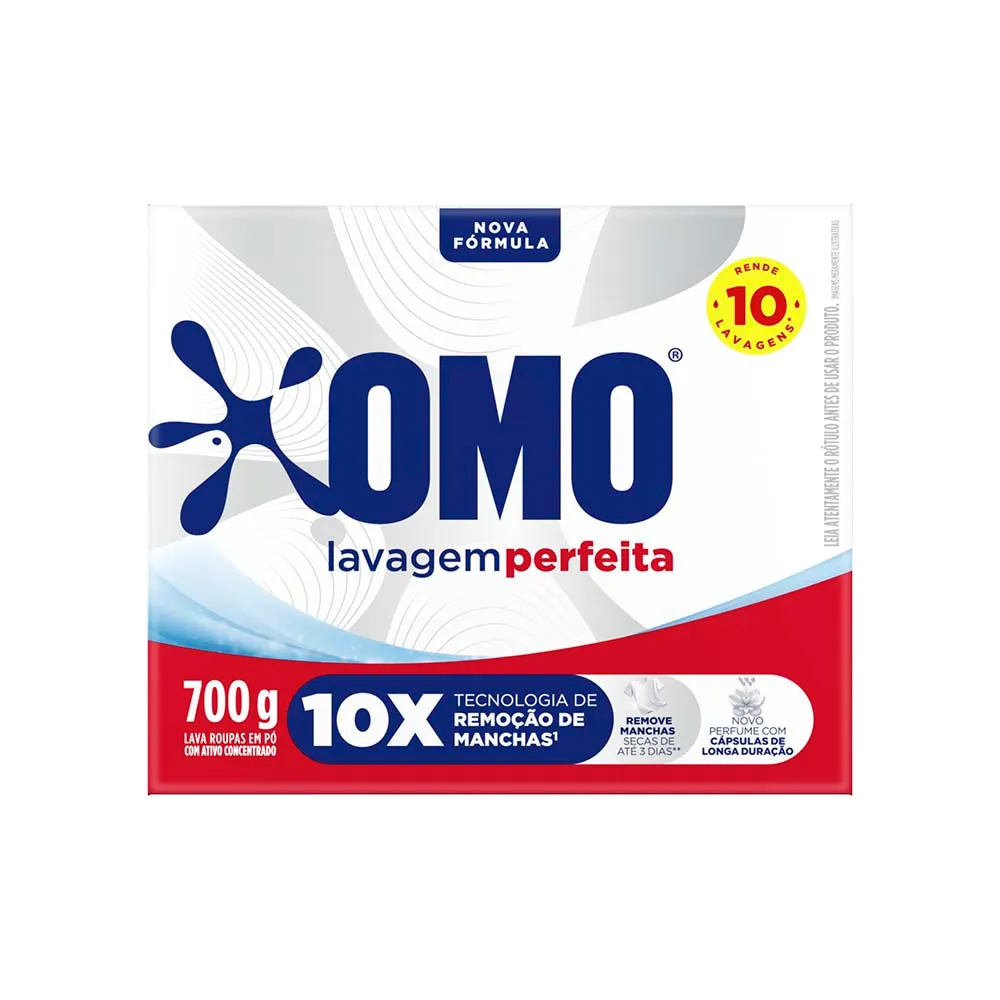 Lava Roupas em Pó Omo Lavagem Perfeita