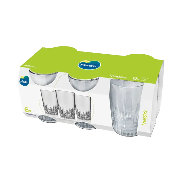 Jogo de Copos Vegas 240ML