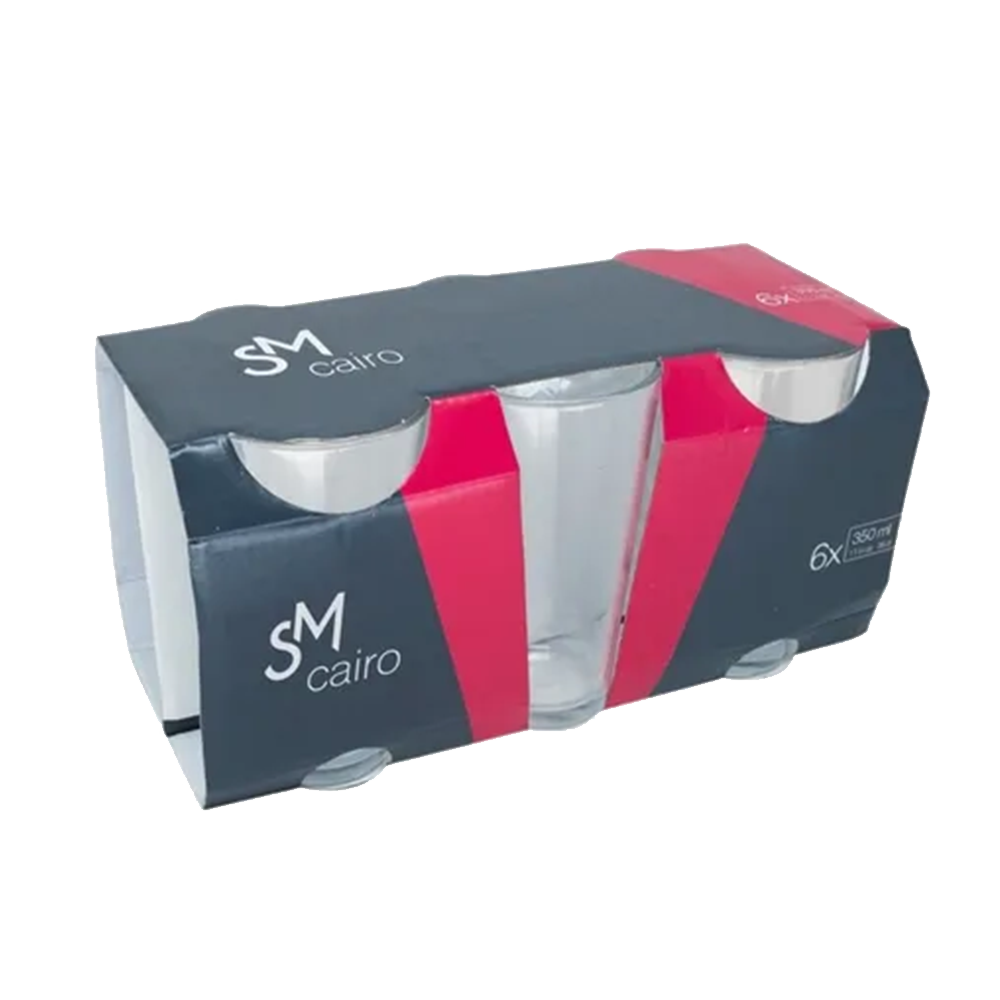 Jogo de Copos Nadir Cairo Long Drink 350ML