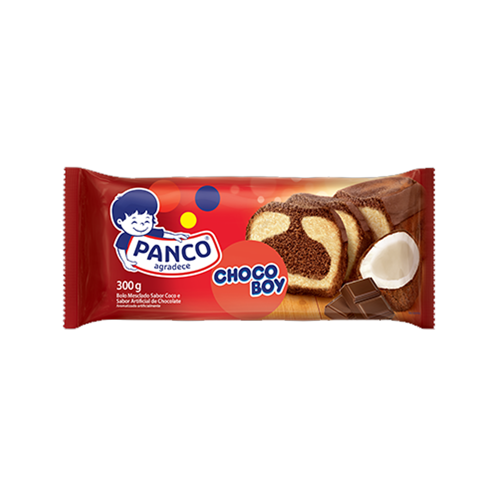 Bolo Panco Chocoboy (Formigueiro, Coco C/Gotas de Chocolate)