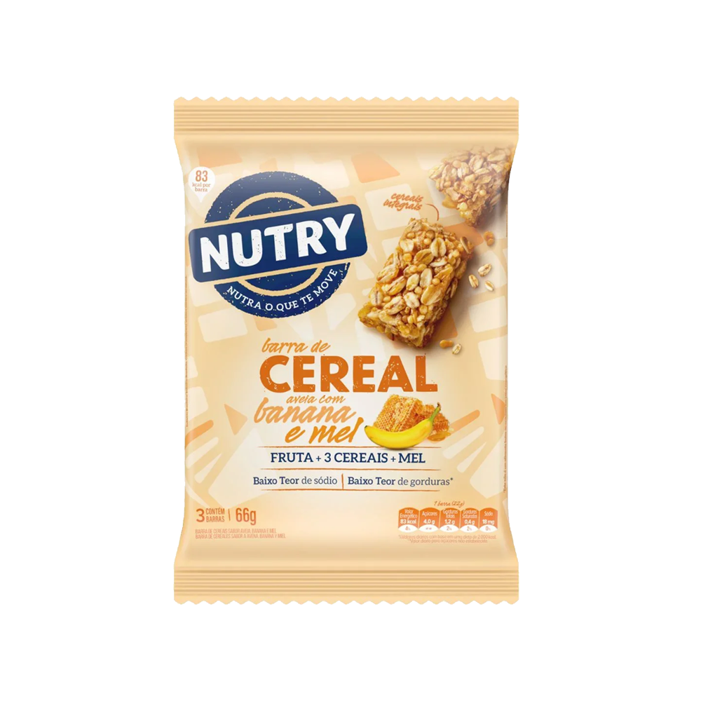Barra de Cereal Nutry C/3