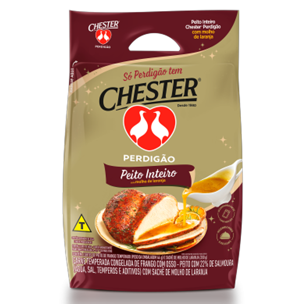Peito Inteiro Chester Perdigão C/Molho de Laranja