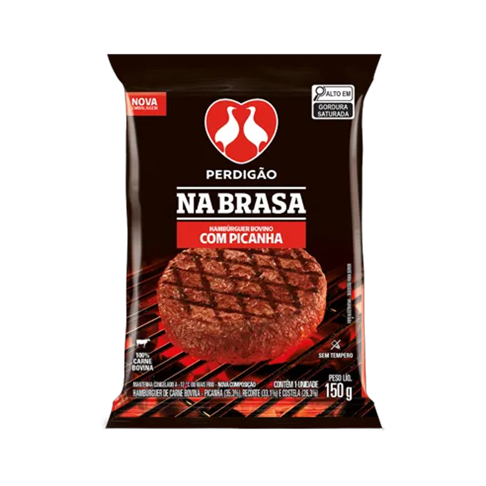 Hambúrguer Bovino Na Brasa Perdigão