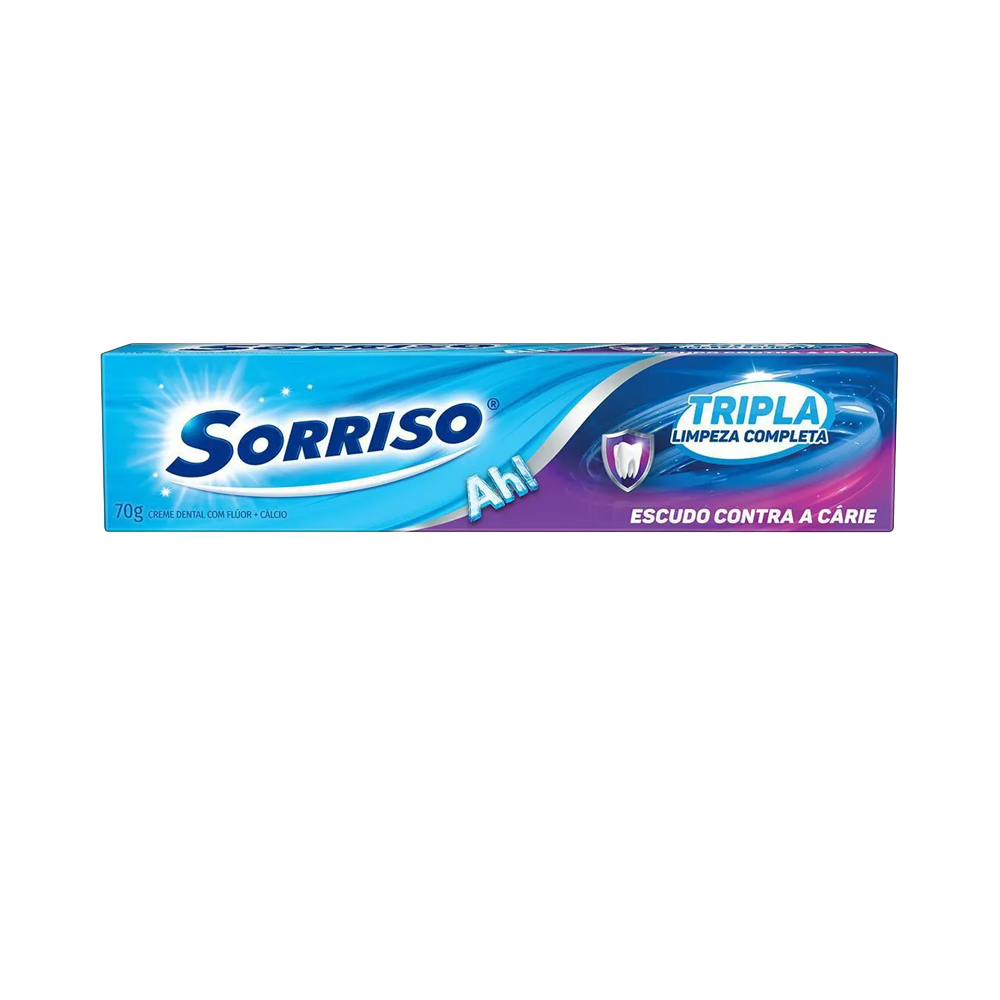 Creme Dental Sorriso Tripla Limpeza Completa