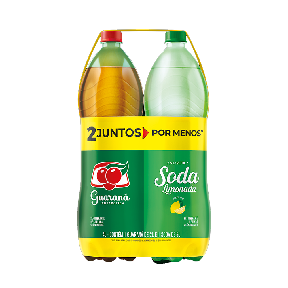 Guaraná Antarctica+Soda 2L 