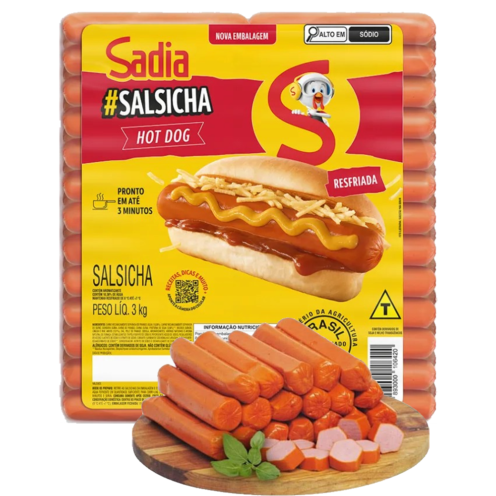Salsicha Hot Dog Sadia