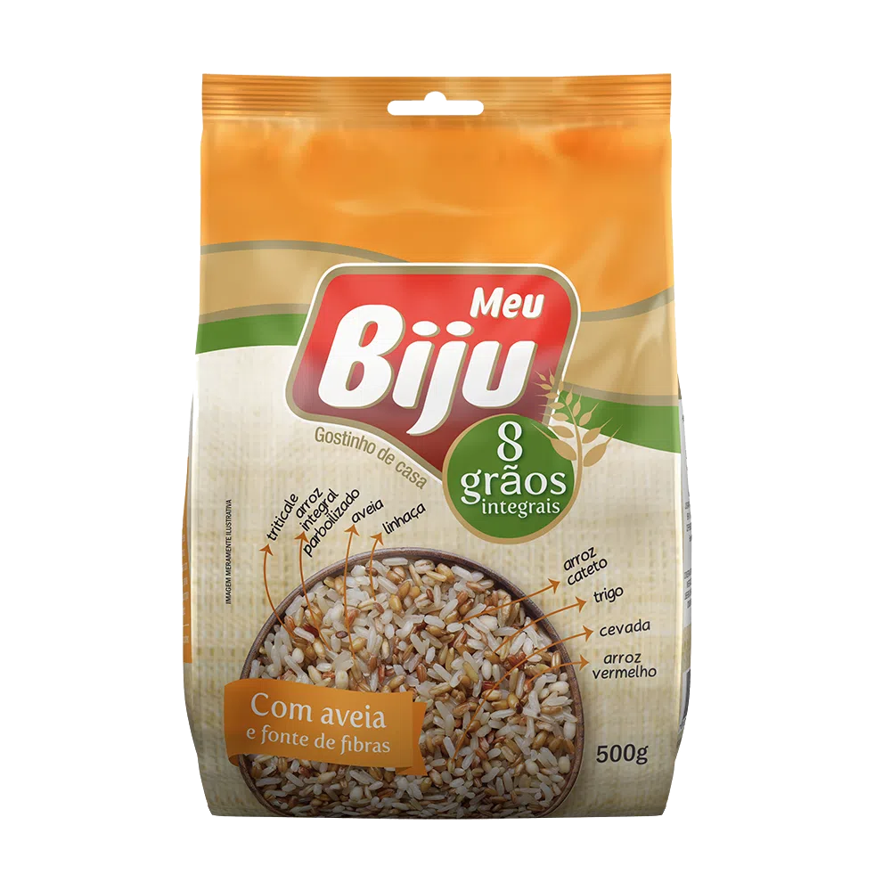 Arroz Meu Biju 8 Grãos Integral C/ Aveia