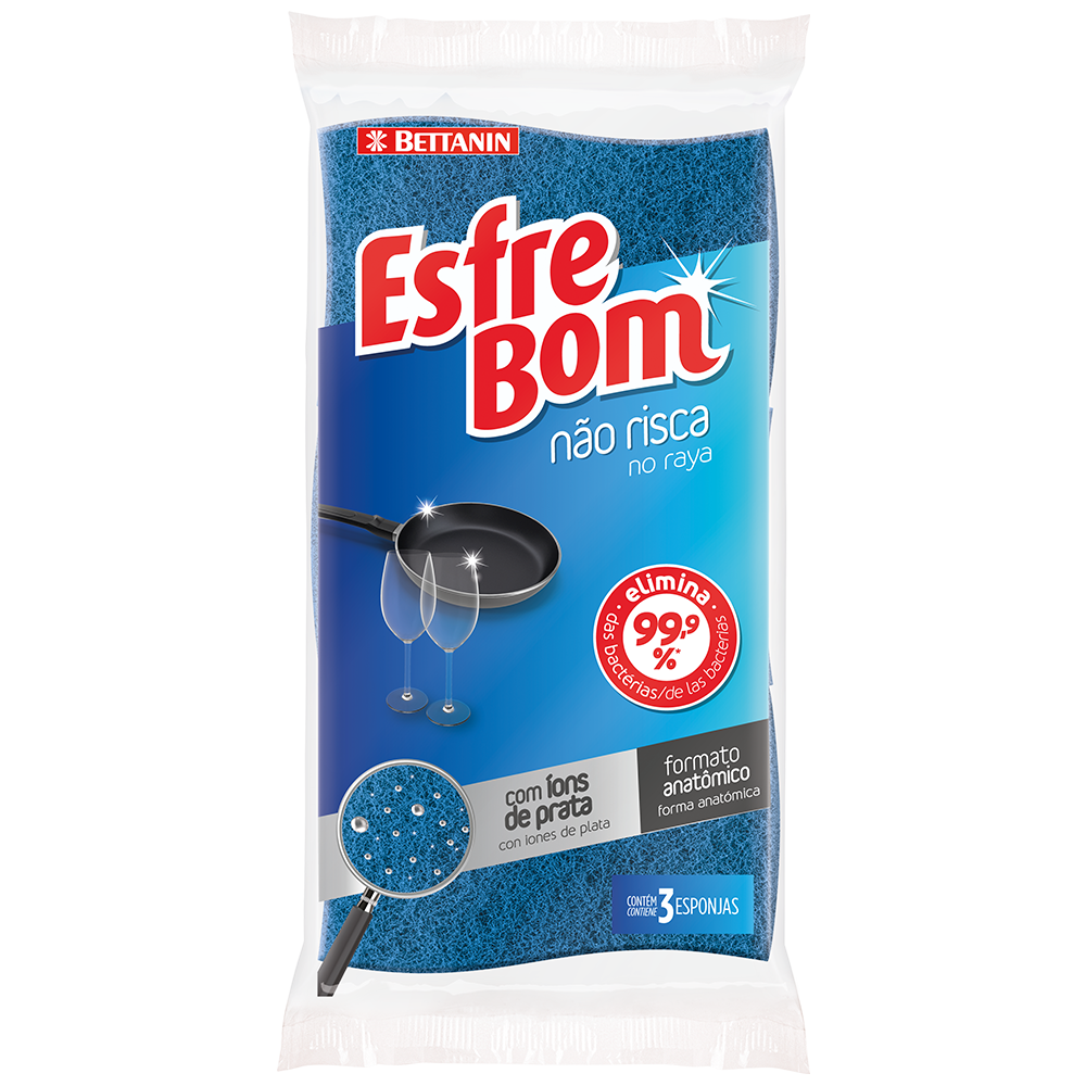 Esponja Bettanin Esfrebom Não Risca