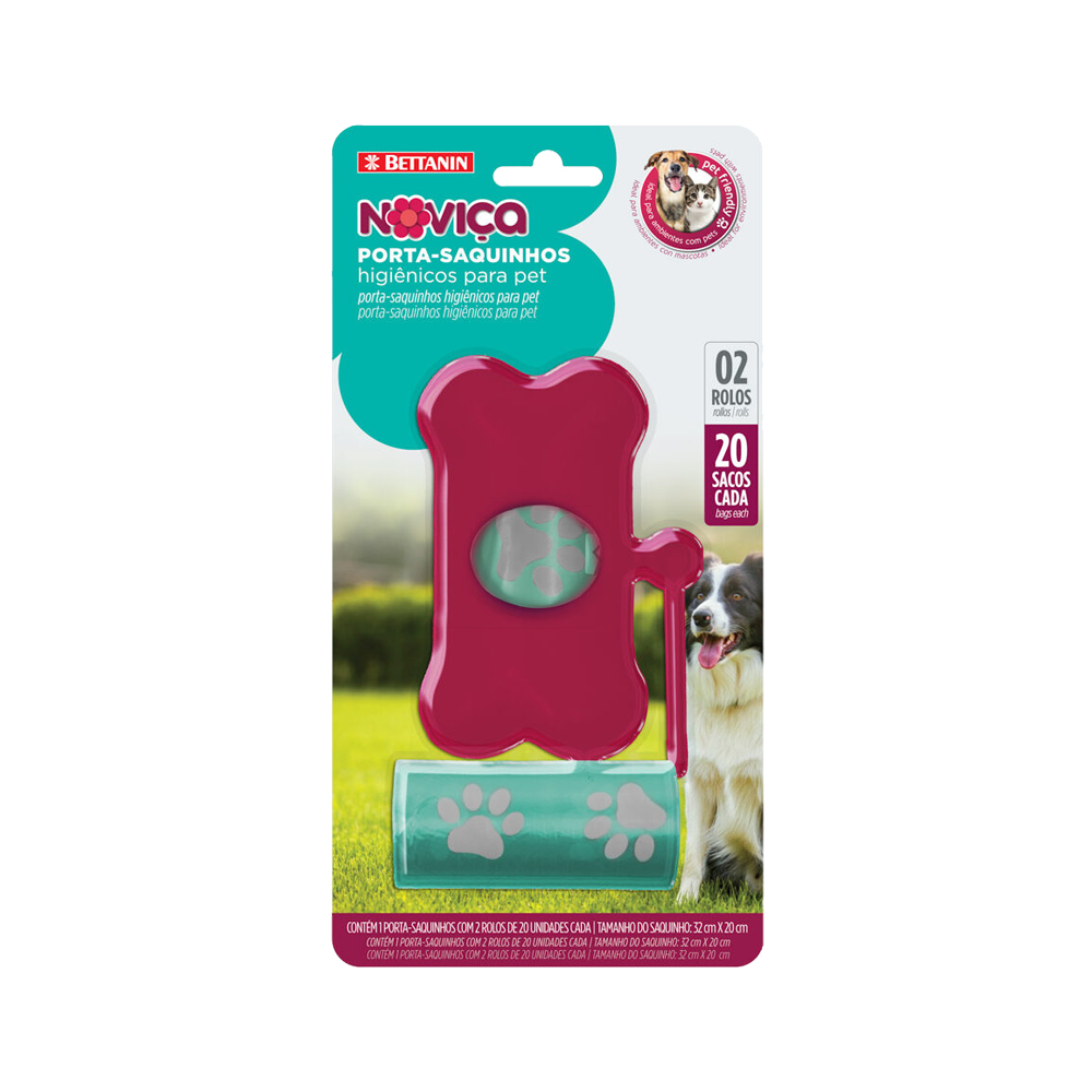 Porta Saquinhos Higiênicos Noviça Pet