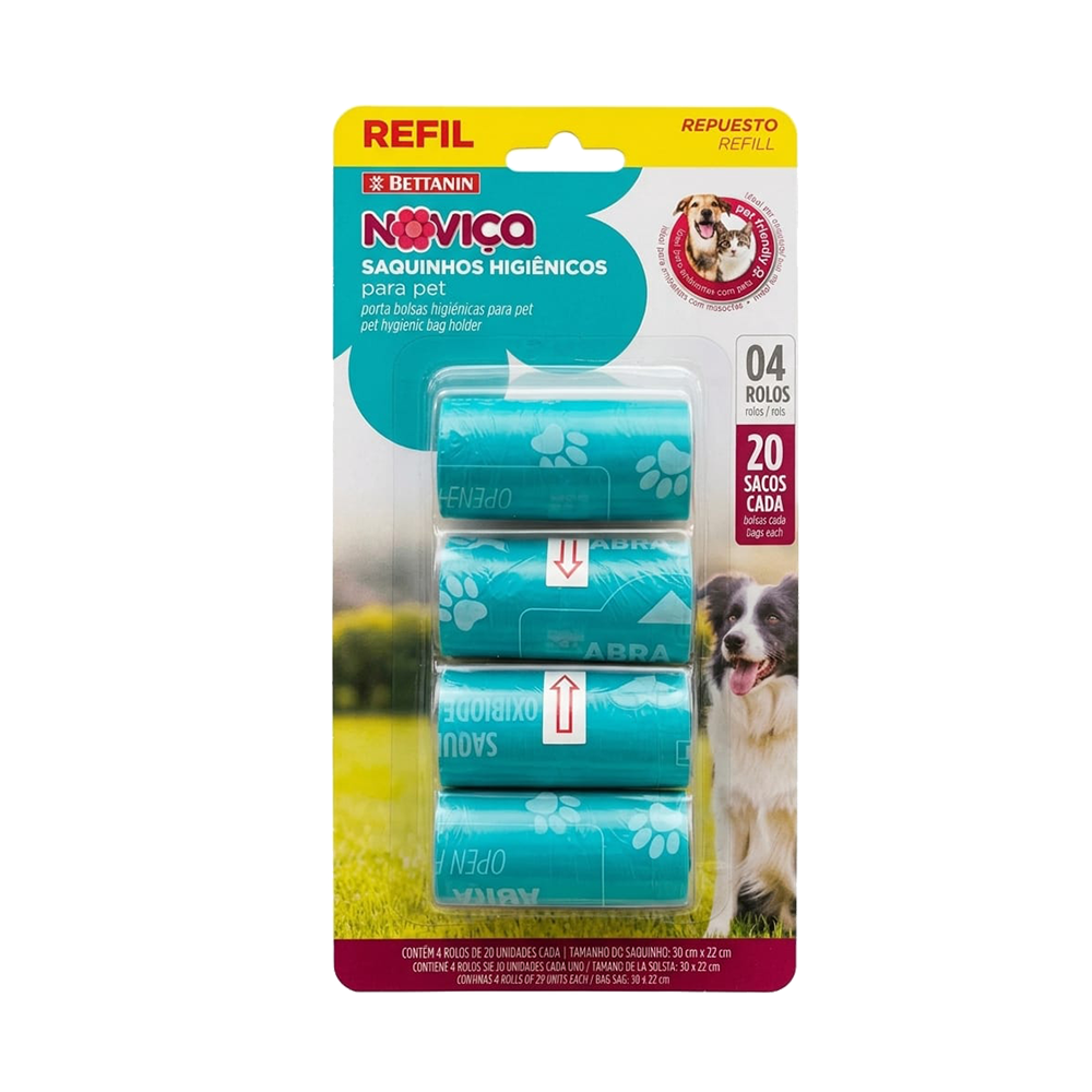 Saquinhos Higiênicos Noviça Pet Refil