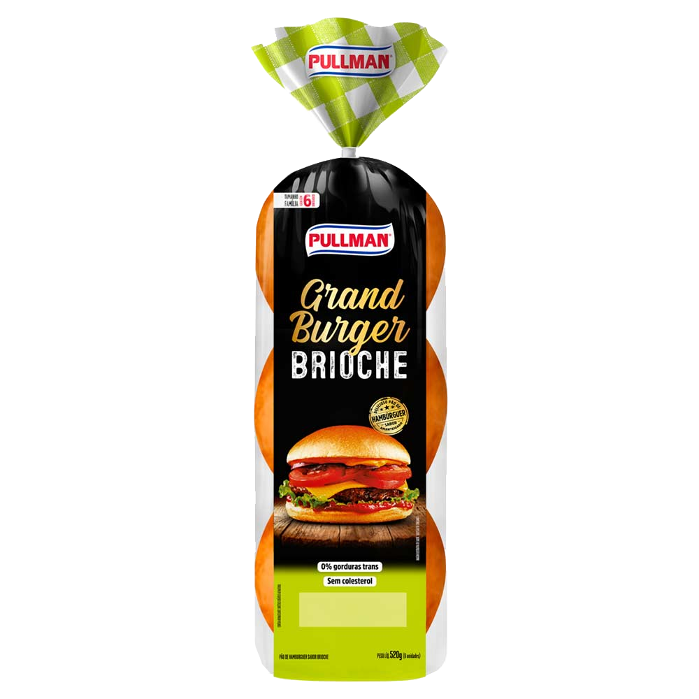 Pão de Hambúrguer Brioche Pullman