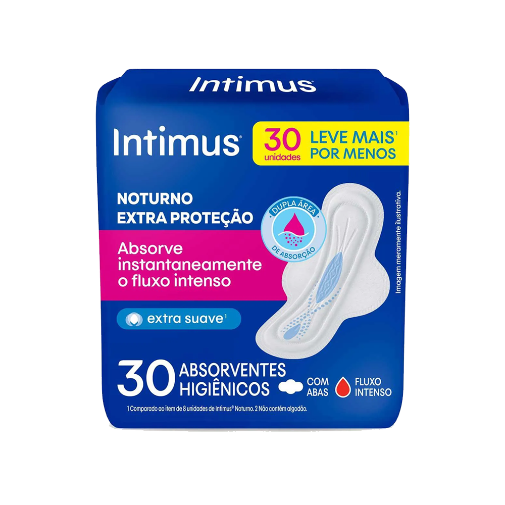 Absorvente Intimus Noturno (Embalagem Promocional)