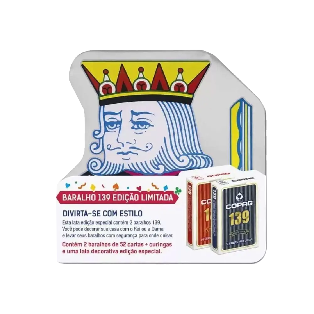 Baralho Copag 139 Lata Edição Especial