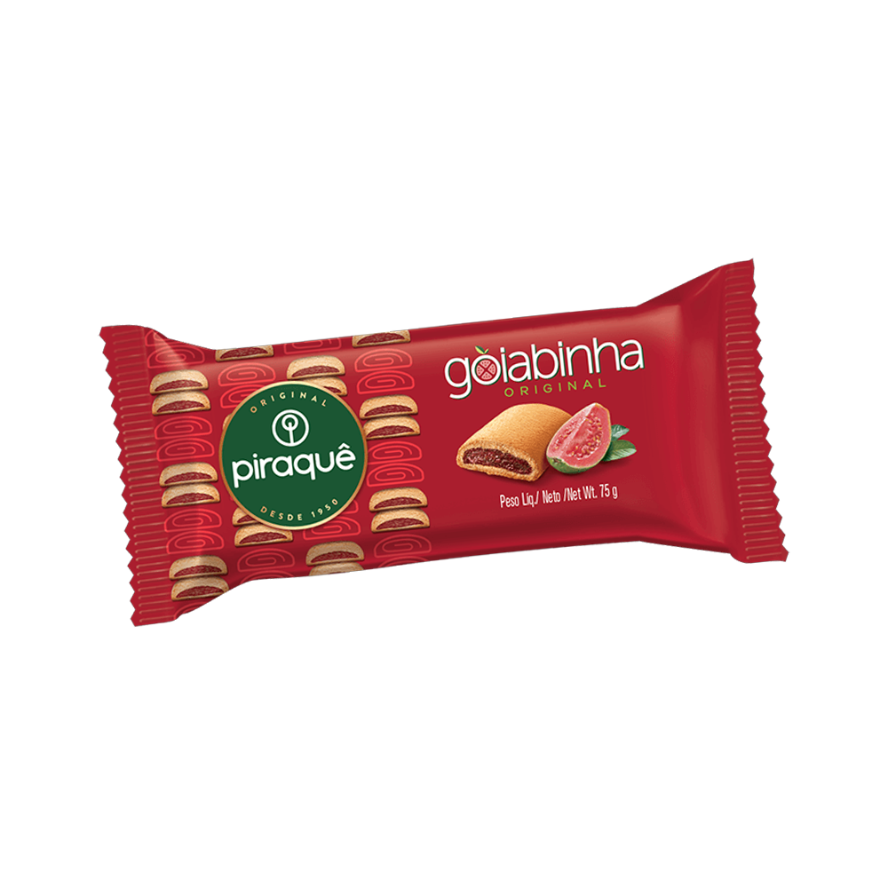 Biscoito Piraquê Roladinho de Goiaba