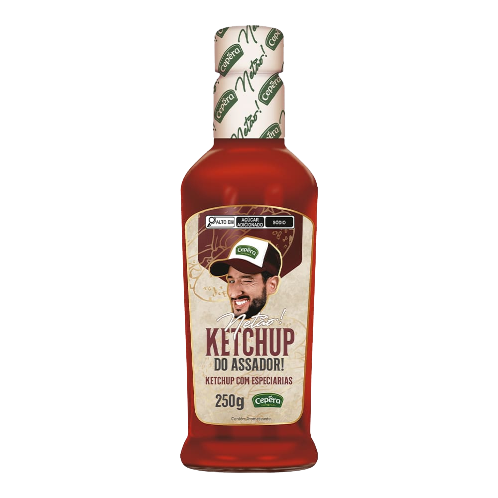 Ketchup Cepêra do Assador C/Especiarias Netão