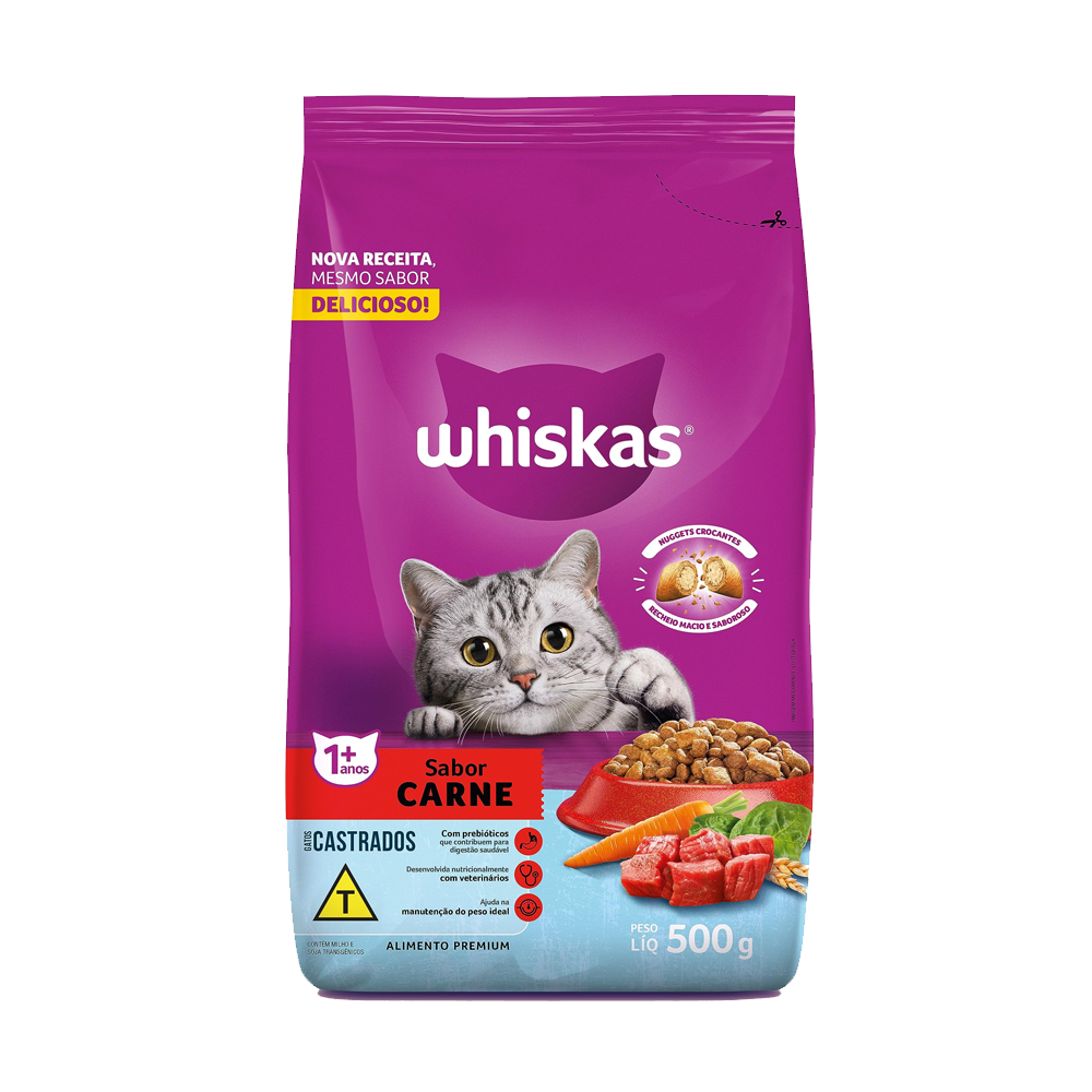 Ração Whiskas (Exceto Castrados)