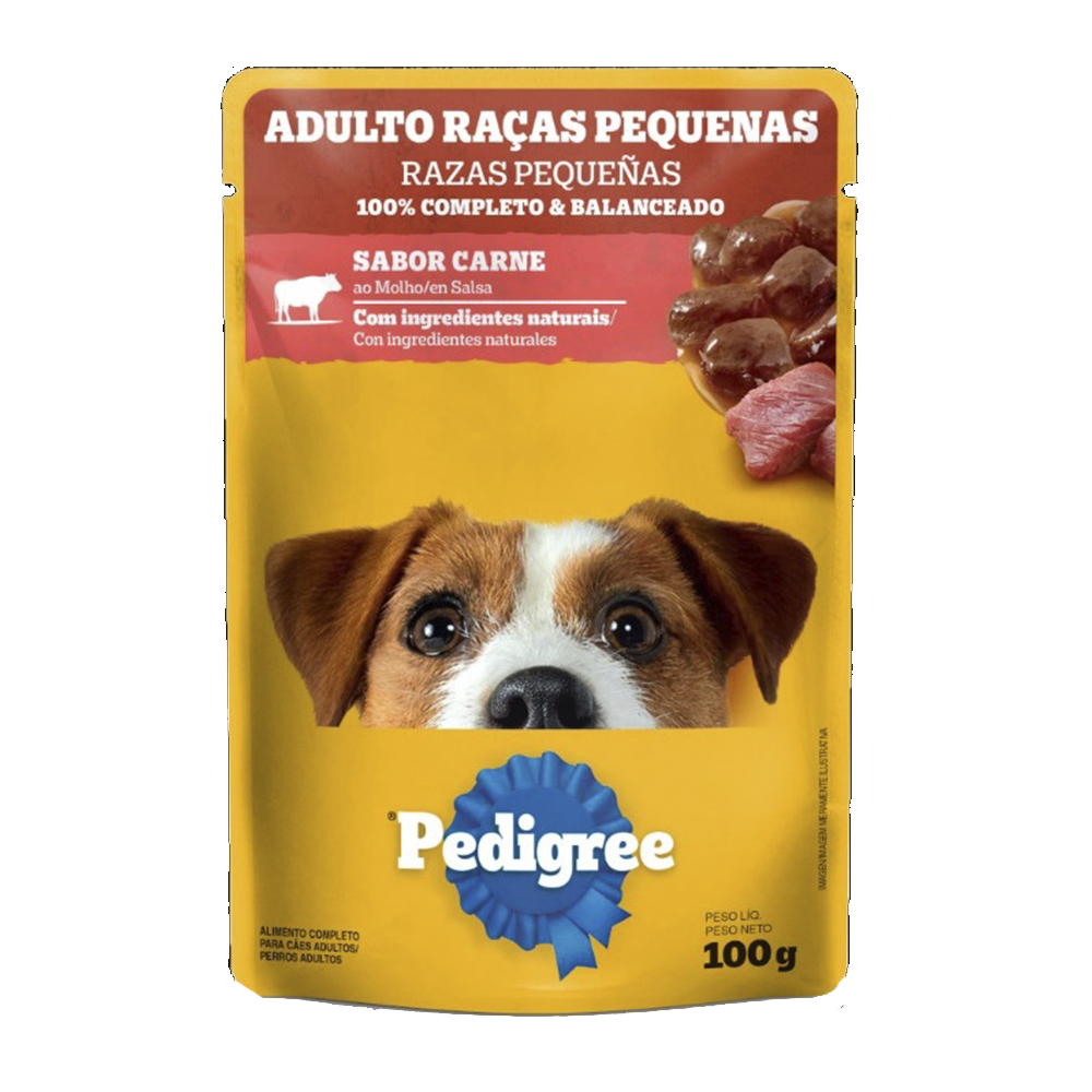 Ração Pedigree -R$ 3,33 - LEVE 4 PAGUE 3 - A UNIDADE SAI POR 