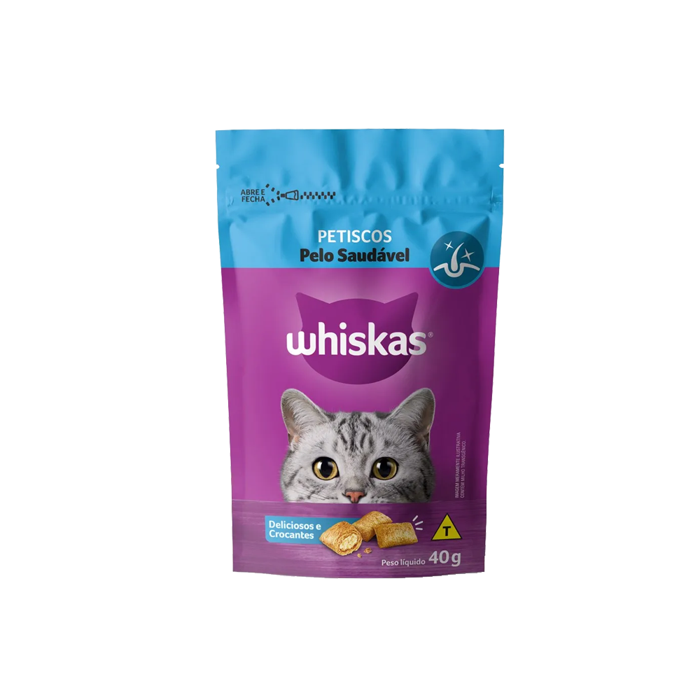 Petiscos Whiskas 