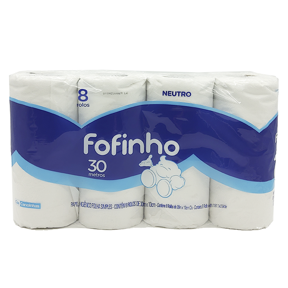 Papel Higiênico Fofinho Folha Simples