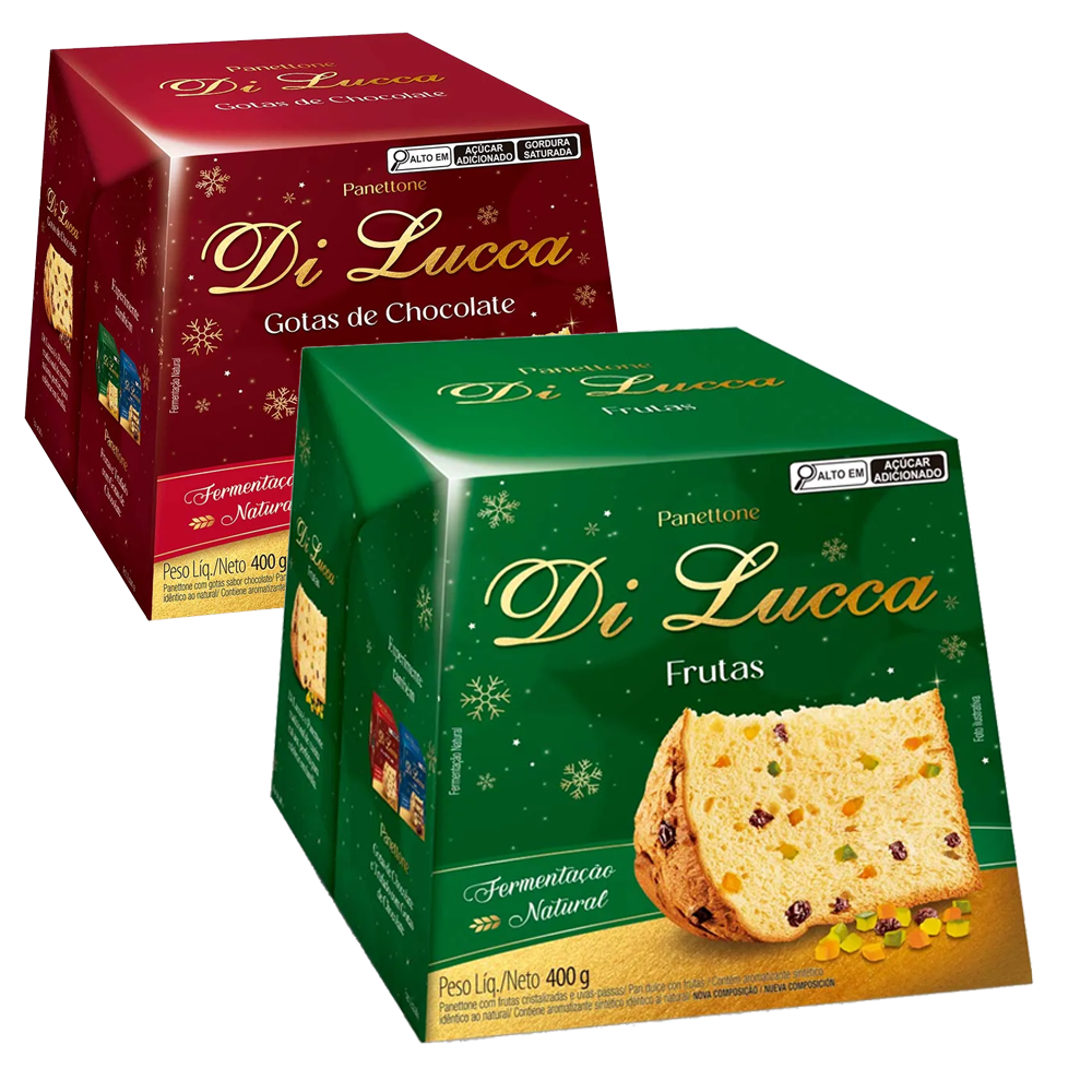Panettone Di Lucca Frutas/Chocolate