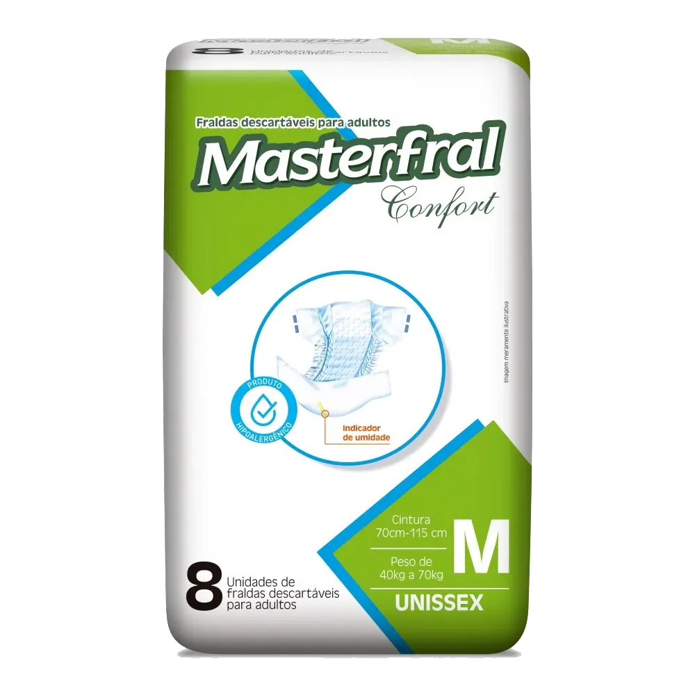 Fralda Masterfral Confort Geriátrica (M-8 / G-7 / XG-7)