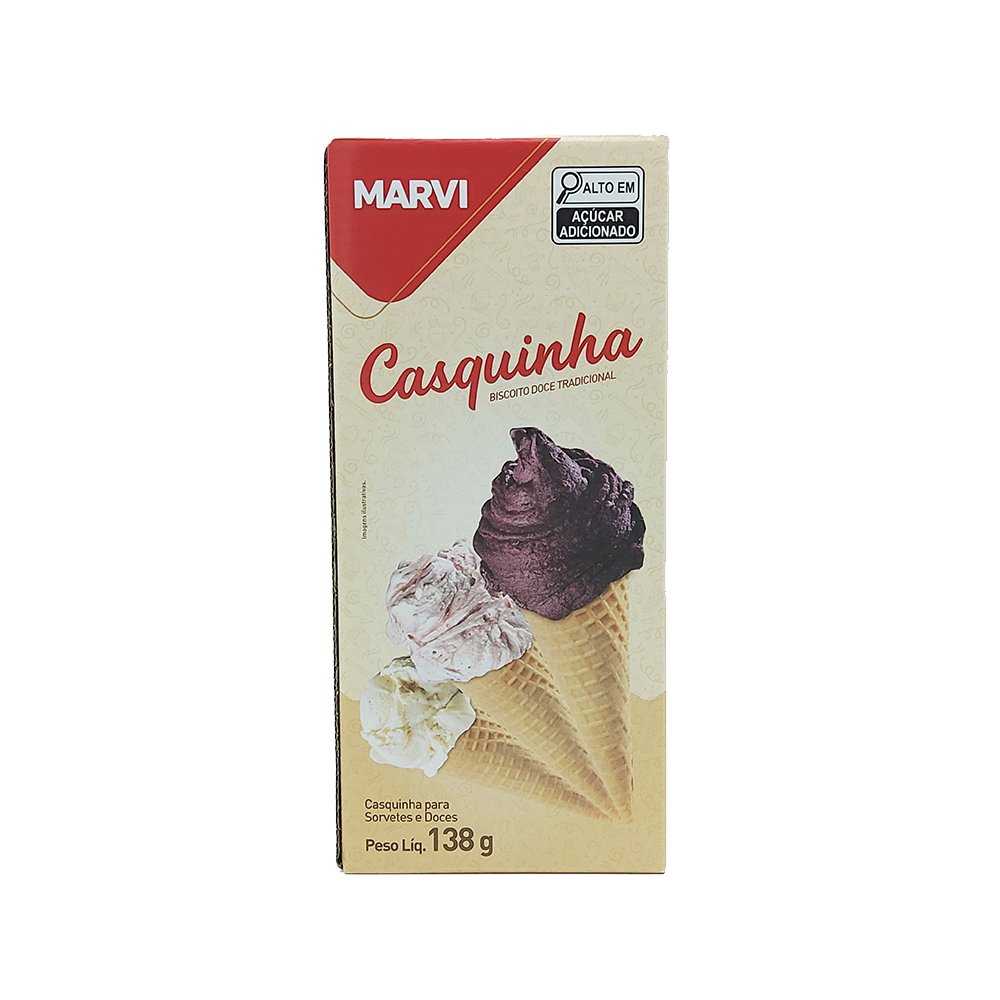 Casquinha Marvi Biscoito Doce