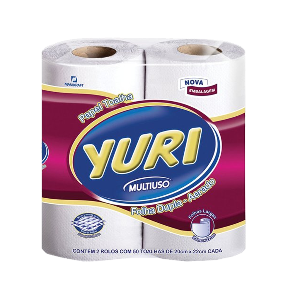 Papel Toalha Yuri Multiuso