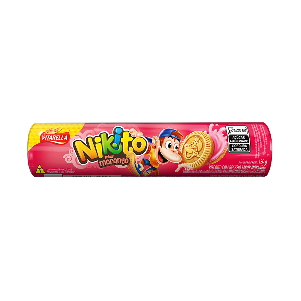 Biscoito Recheado Vitarella Nikito