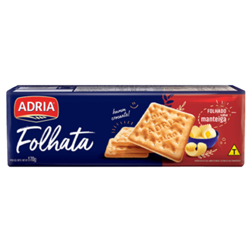 Biscoito Adria Crackers Folhata