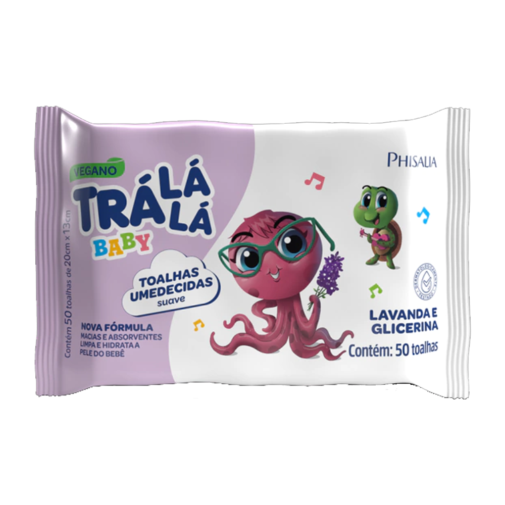 Toalhas Umedecidas Trá Lá Lá