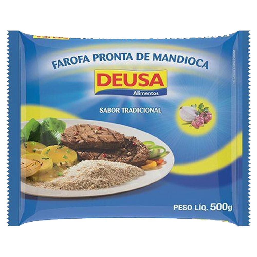 Farofa de Mandioca Pronta Deusa Tradicional
