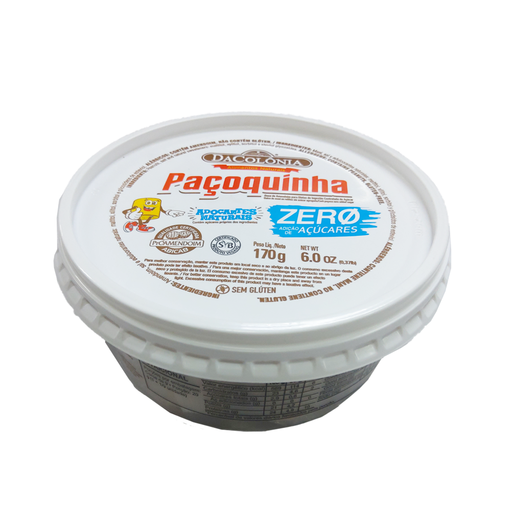 Paçoca Rolha Dacolônia Zero