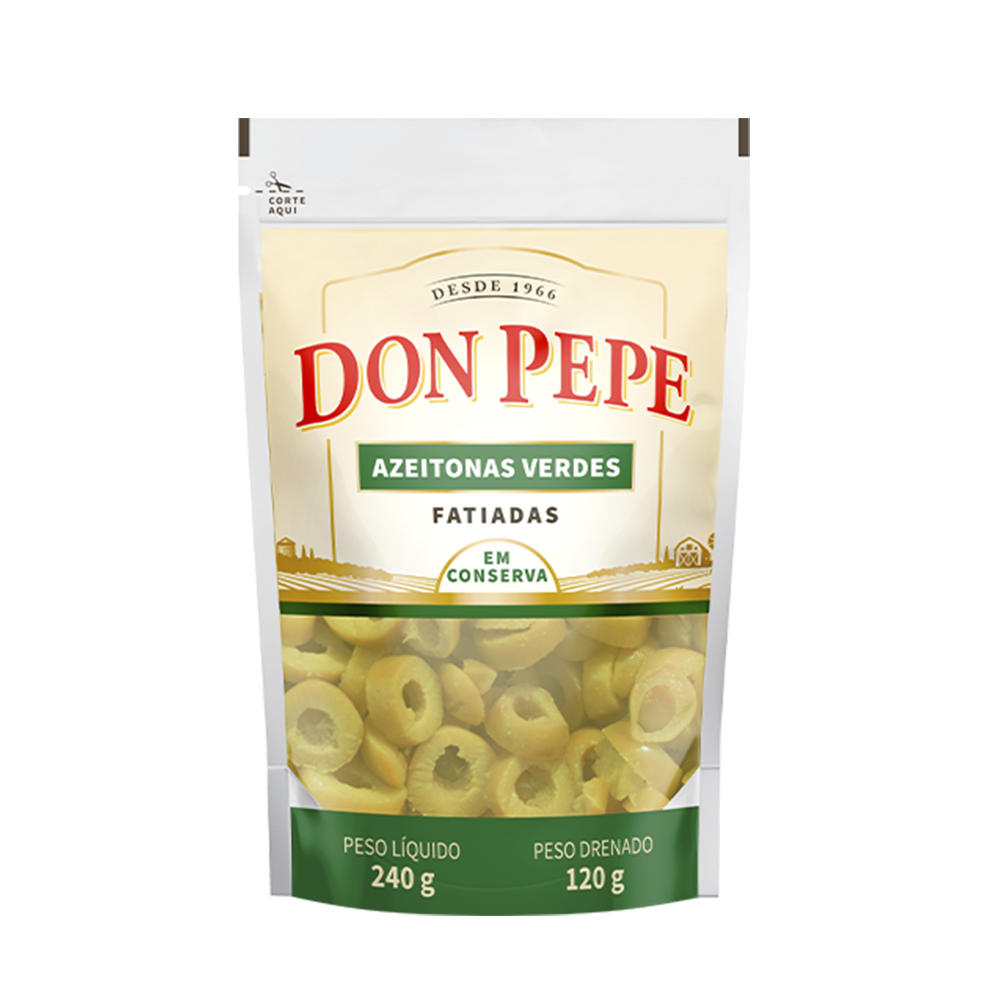 Azeitonas Verdes Fatiadas Don Pepe