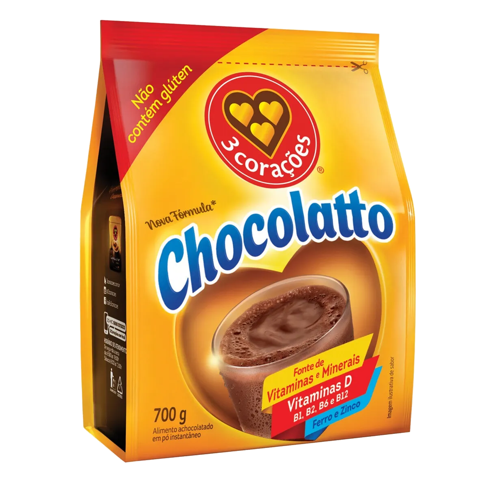 Achocolatado 3 Corações Chocolatto