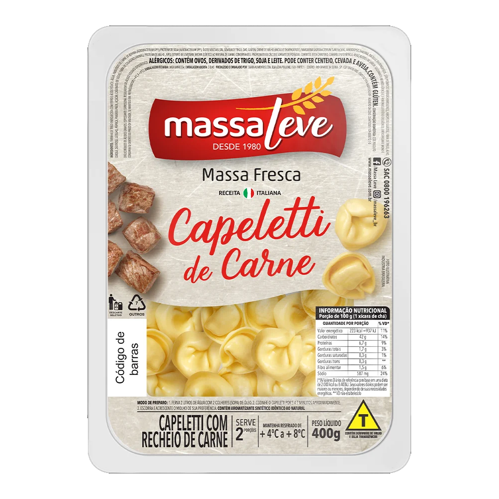 Capeletti Massa Leve