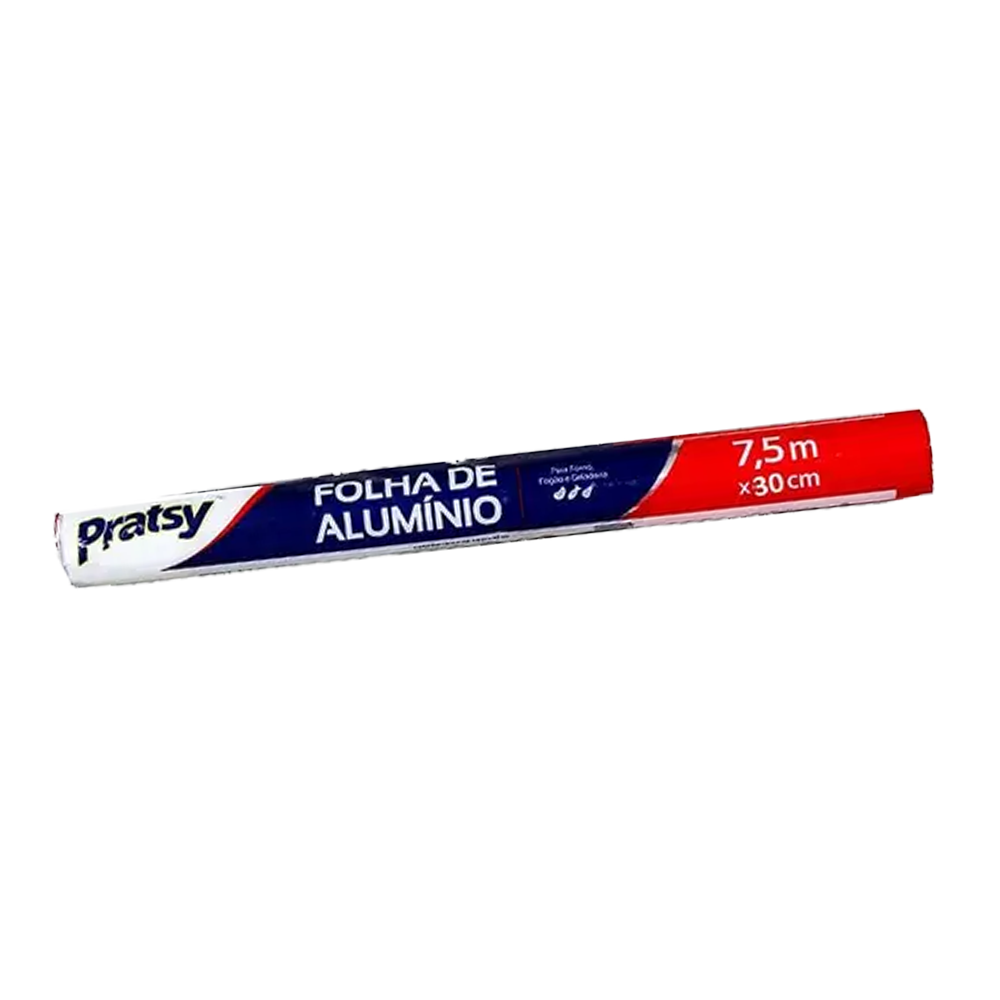 Folha de Alumínio Pratsy 30cm x 7,5m