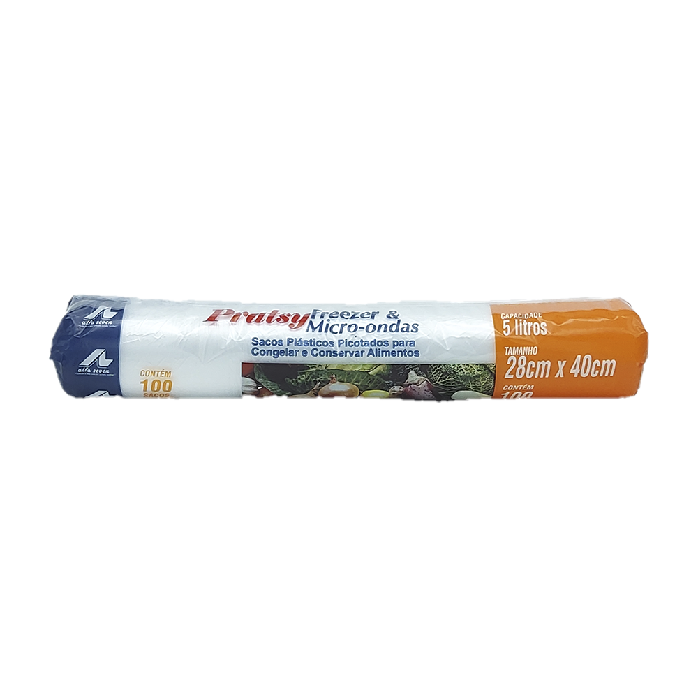 Sacos P/Freezer e Micro-ondas Pratsy 28cm x 40cm