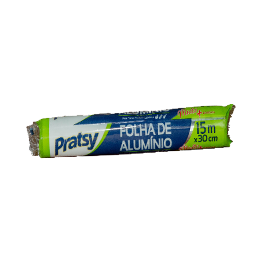 Folha de Alumínio Pratsy 30cm x 15m