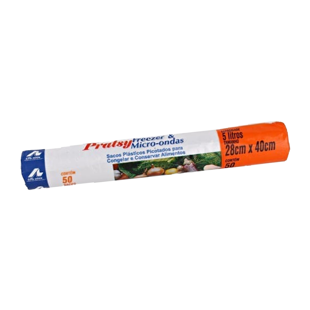 Sacos P/Freezer e Micro-ondas Pratsy 28cm x 40cm