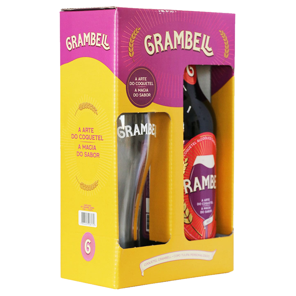 Chopp Grambell Vinho Red 600ML + Tulipa