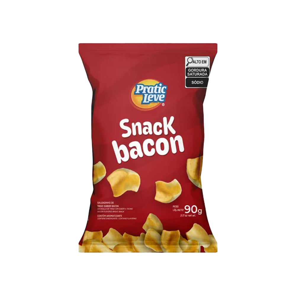 Salgadinho Pratic Leve Snack Bacon