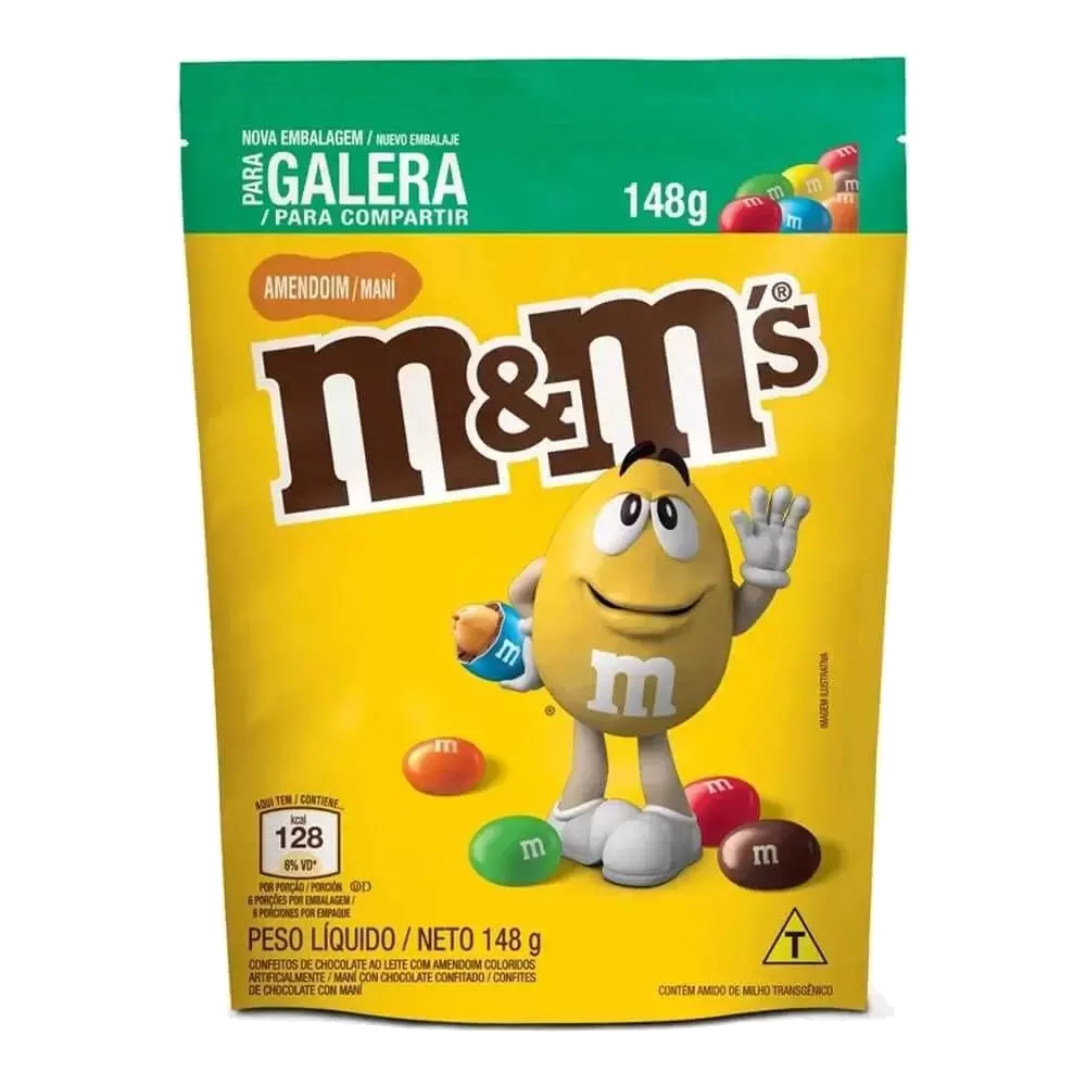 Confeitos M&M's (Exceto Chocolate Pink)